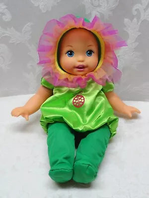 Fisher Price Mattel 2011 Little Mommy Garden Party Flower Baby Doll 14  Model X1 • $25