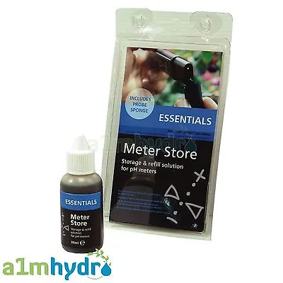 £6.95 • Buy Essentials Meter Store 30ml Storage Solution For PH Probe Hydroponics