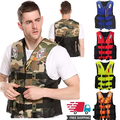 Adults Kids Life Jackets Watersport Vest Kayak Ski Buoyancy Aid Sailing Boating❀ • $39.26