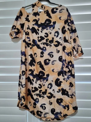 $40 • Buy Asos Leopard Dress Plus Size 18