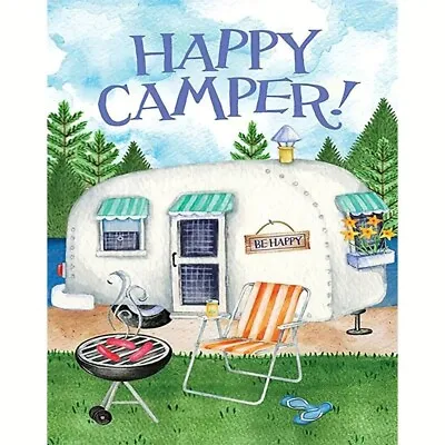 Happy Camper Caravan Lover  Diamond Art Painting Kit 20x30cms • £5.99