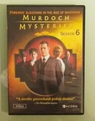 MURDOCH MYSTERIES  Season Six 6 Sixth   DVD • $13.52