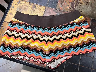 Missoni For Target Velvet Zigzag Shorts Sz Large GUC • $19.99