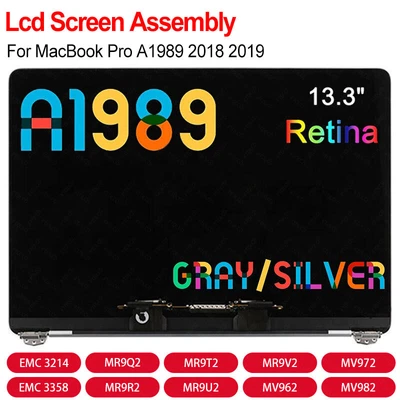 $179.99 • Buy A1989 LCD Screen Display Assembly Replacement For MacBook Pro M1 2018 EMC3214