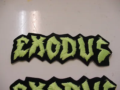 Lot Of 3 EXODUS VINTAGE IRON PATCH 80's  HEAVY METAL -license 4.5  • $17