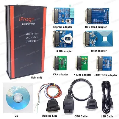 Iprog+ Programmer V85 Support IMMO +Mileage +Airbag Till 2019 • $105