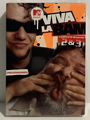 *NEW* Viva La Bam - The Complete Seasons 2 & 3 : Uncensored (DVD) • $50