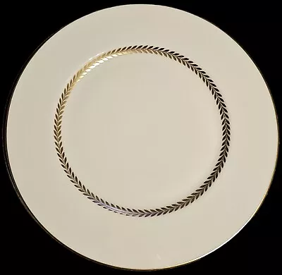 Vintage Lenox Imperial Inner Gold Laurel China Dinner Plate 10 1/2  • $12.95