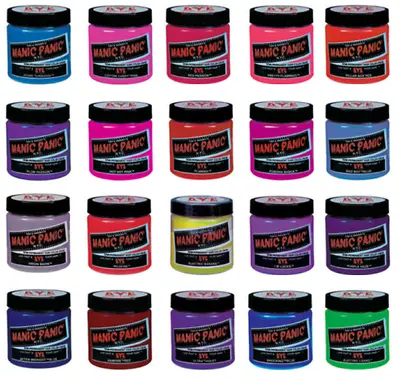 Manic Panic Vegan Semi Permanent Hair Dye Color Cream 118 ML - PICK YOUR COLOR • $13.44