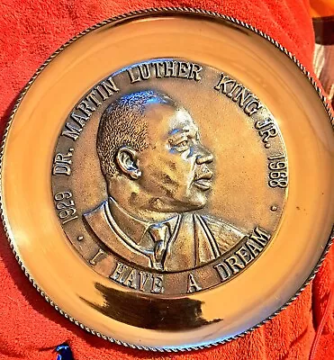 1968 Martin Luther King Jr -Brass And Bronze 11.5 Inch   I Have A Dream  Relief • $46