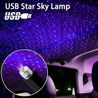 $6.30 • Buy USB LED Car Roof Star Night Interior Light Atmosphere Galaxy Lamps Accessories