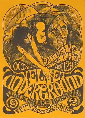 £5 • Buy 52. Velvet Underground Best Band Music Rock Alternative Concert Vintage Poster