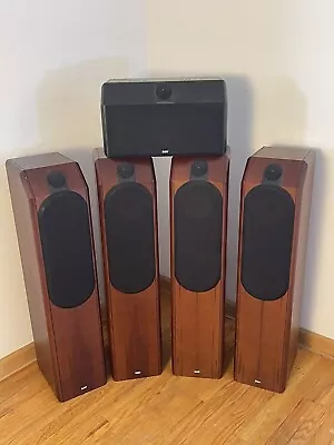 B&W CDM7 Special Edition Tower Speakers In Red Ash Finish W/ B&W CDM C SE  • $1999.99