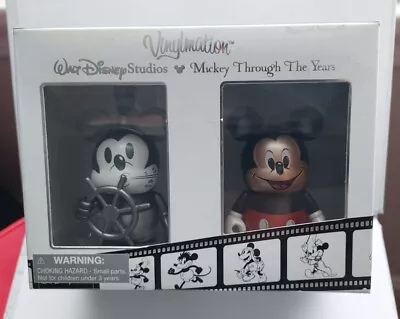 Walt Disney Studios Vinylmation Mickey Mouse Through The Years Steamboat Willie • $40