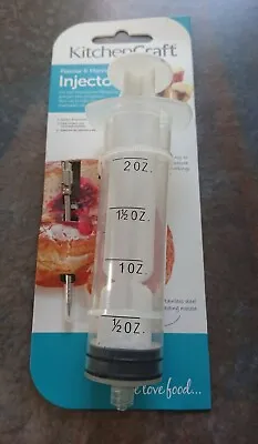 Kitchen Craft Cooking Syringe Doughnuts / Meat Marinades Injector FASTP&P   • £6.49