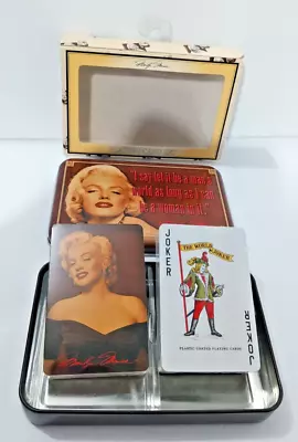 Marilyn Monroe Playing Card 2-Deck Set SEALED In Tin 2005 Sleeve W/ Hang Tag NOS • $27.99