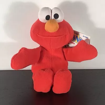 Vintage Tyco Jim Henson Sesame Street Beans Elmo Plush Stuffed Animal 1997 W/tag • $9.99