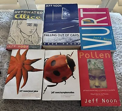 JEFF NOON LOT Vurt Alice Falling (Proof Copy) Nymphomation Pollen Pixel • $15