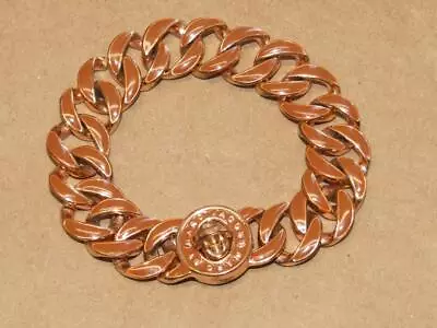Marc By Marc Jacobs “Katie” Turn Lock Chunky Copper Enamel Chain Link Bracelet • $50