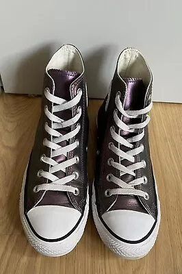 RARE Converse Metallic Pink/ Purple/Green Sapphire Colour Size 6 Unisex  • £45