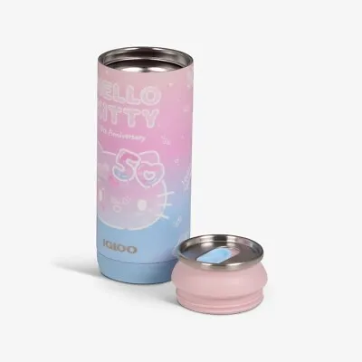 Igloo X Hello Kitty CAN 50th Anniversary Stainless Steel 16 Oz Pastel SHIPS FREE • $34.97
