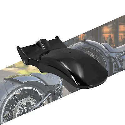 Rear Motorcycle Short Fender W/ LED Light Fit For Harley Softail Fat Boy 18-23 • $189.99