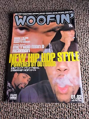 REDMAN METHOD MAN Woofin' Japan Hip-Hop Magazine 2001 WU-TANG CLAN POSTER • $24.99