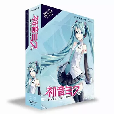 CRYPTON VOCALOID3 Hatsune Miku V3 English Bundle DVD Software Windows Mac New • $231