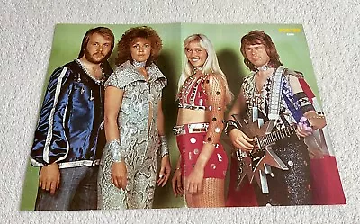 ABBA POSTER 1974 Swedish Poster Music Magazine 1970s Vintage Very Rare • £56.05