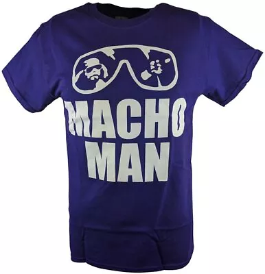 Macho Man Randy Savage Purple Sunglasses T-shirt • $27.99