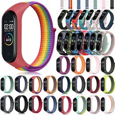 $7.03 • Buy For Xiaomi Mi Band 3/4/5/6 Watch Strap Smart Bracelet Silicone Sports Wristband
