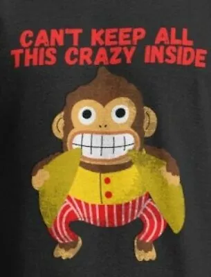 Can't Keep All This Crazy Inside Weird Monkey Playing Symbols Music MAGNET • $4.73