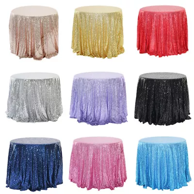 Sequin Table Cloth Glitter Banquet Wedding Party Decor Bling Tablecloth Cover  • $12.24