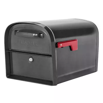 Oasis 360 Locking Parcel Mailbox With 2-access Doors Pewter | Post Mount Heavy • $115.26