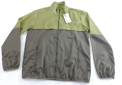 PrAna Mens Medium Transit Range Windbreaker Sweat Grass Thin Windbreaker NWT • $37.49