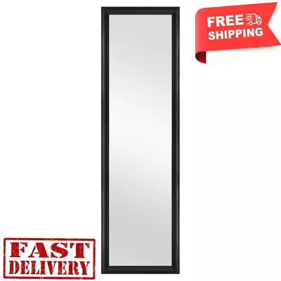 Mirror 14.25x50.25 Mainstay Over The Door Mirror With Hardware Full Length New • $37.50