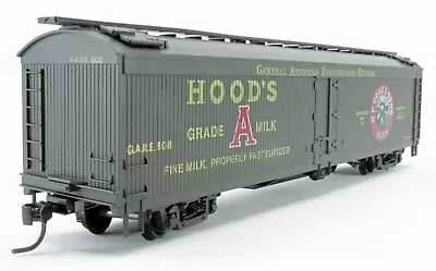 Athearn HO Scale Hood's Milk  Express 50' Reefer 5341 Blue Box G.A.R.E. 808 MINT • $21.95