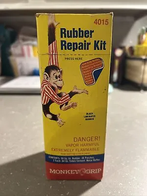 Vintage Monkey Grip Tube Repair Box With Original Contents Awesome Display • $11.95