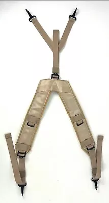 Brigadere Quartermaster USGI Military Nylon LC-1 Suspenders Y-Strap Belt New • $10