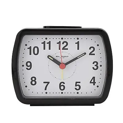 £14.99 • Buy Wm. Widdop Oblong Alarm Clock Quartz Movement Luminous Hands Bell Sound Alarm