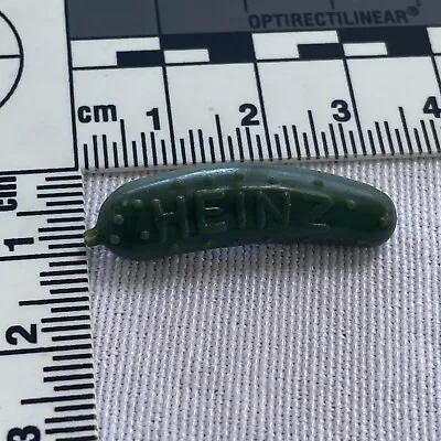 Vintage 1960s Mini Green HEINZ PICKLE PIN Pinback NY Worlds Fair Advertising • $6.95