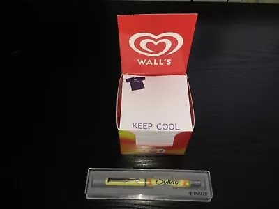 Vintage Unilever / Wall's Ice Cream Promotional Items Inc. Parker Pen - NEW!! • £12