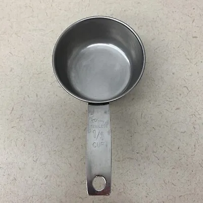 Vintage Foley Stainless Steel 1/3 Cup Measuring Cup Kitchen Equipment • $5.94