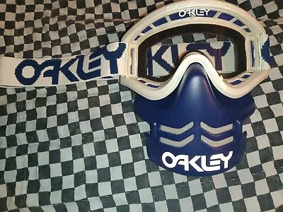 Vintage  Oakley Racing Goggles/mask   Bmx mxama Motocross Helmet Visor  • $425