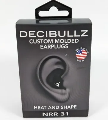 Decibullz Custom Molded Earplugs 31db Highest NRR Comfortable Hearing • $25