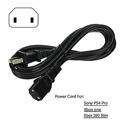2 Prong AC Power Cord Cable For Sony PS4 Pro PlayStation 4 Pro Xbox One • $9.34