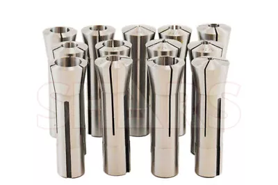 Shars 1/8 - 7/8  13pcs  R8 Collet Set W/ Rack For Bridgeport .0006 New %[ • $59.95