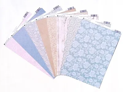 8 X A4 Kanban 'Victorian Splendour' Printed Card - Variety Pack - 20p Each (324) • £1.60