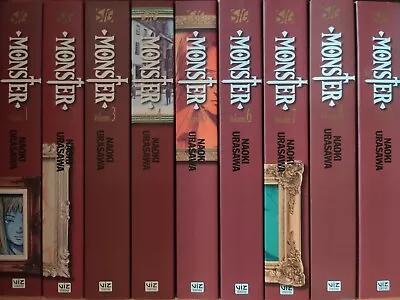 Monster Naoki Urasawa Manga 1-9 Perfect Edition FREE SHIPPING • $249