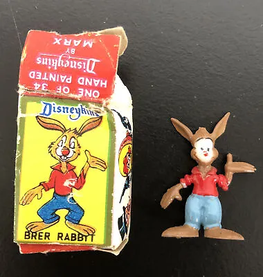 $19.95 • Buy Walt Disney Disneykins By Marx -Brer Rabbit Miniature Plastic Figurine W/Box